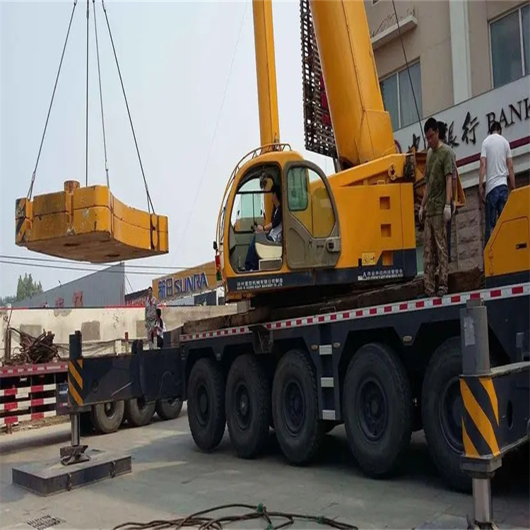 王屋镇当地吊车出租|机器吊装|75吨|工厂搬迁服务